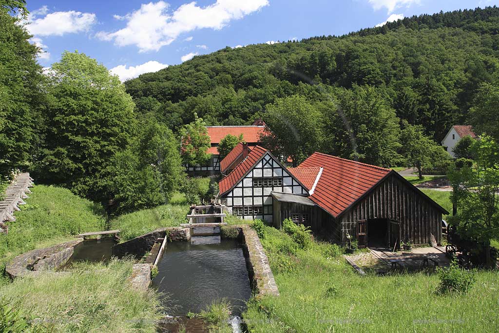 Hagen, Westflisches, Westfaehlisches Landesmuseum fr, fuer Handwerk und Technik, Blick auf lmhle, Oelmuehle und Sgemhle, Saegemuehle