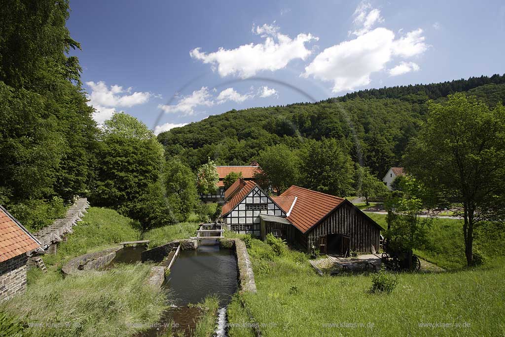 Hagen, Westflisches, Westfaehlisches Landesmuseum fr, fuer Handwerk und Technik, Blick auf lmhle, Oelmuehle und Sgemhle, Saegemuehle