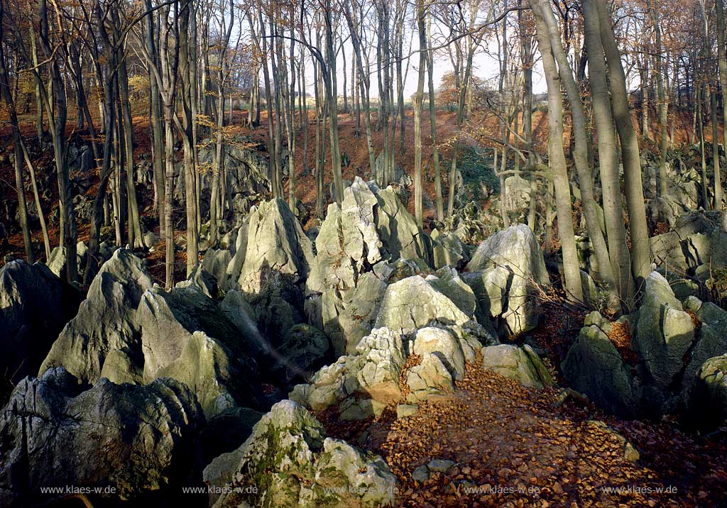 Hemer, Maerkischer Kreis, Mrkischer Kreis, Blick auf Felsenmeer, Sauerland