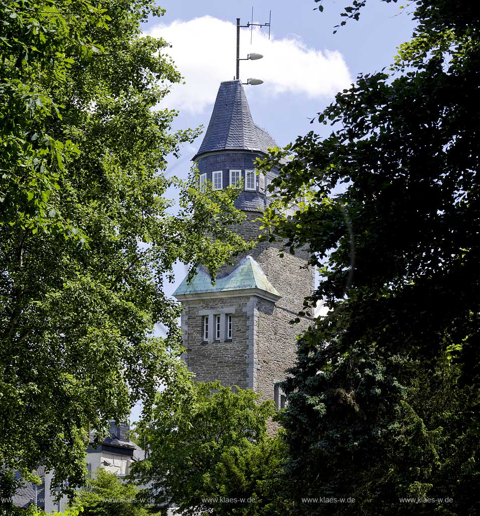 Iserlohn, Maerkischer Kreis, Mrkischer Kreis, Blick zum Danz Turm, Danzturm, Sauerland