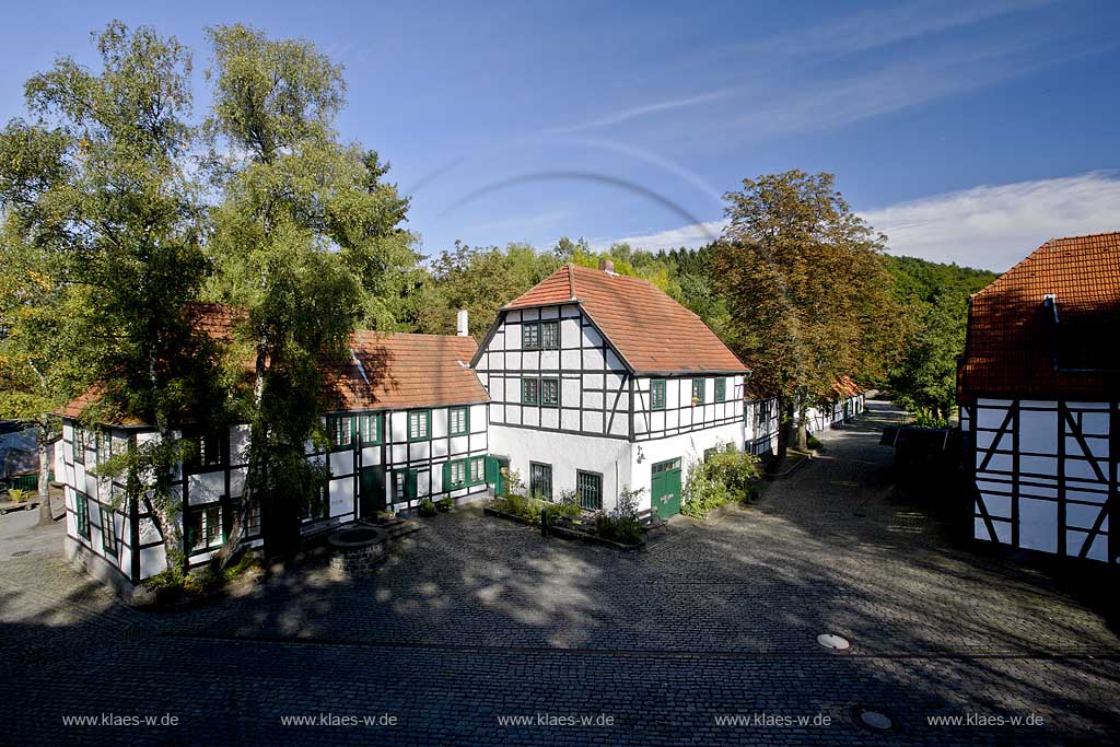 Iserlohn, Maerkischer Kreis, Mrkischer Kreis, Iserlohnerheide, Historische Fabrikanlage, Maste Barendorf, Nadelmuseum, Blick auf Gebaeude, Gebude, Sauerland