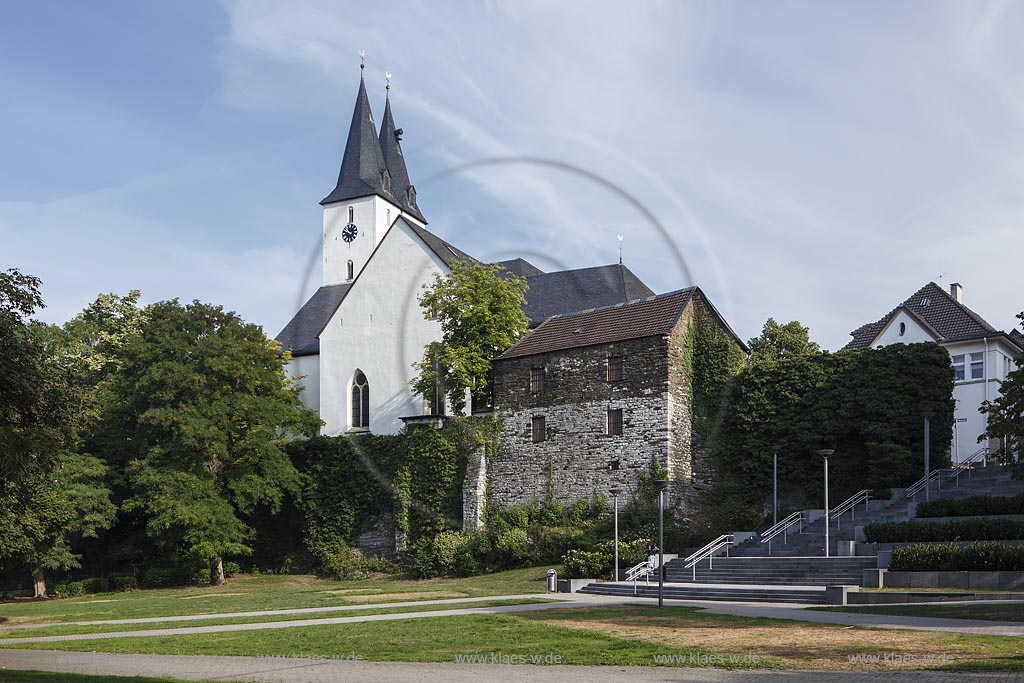 Iserlohn, Blick auf die evangelische Marienkirche, auch Oberste Stadtkirche genannt; Iserlohn, view at evangelic church.