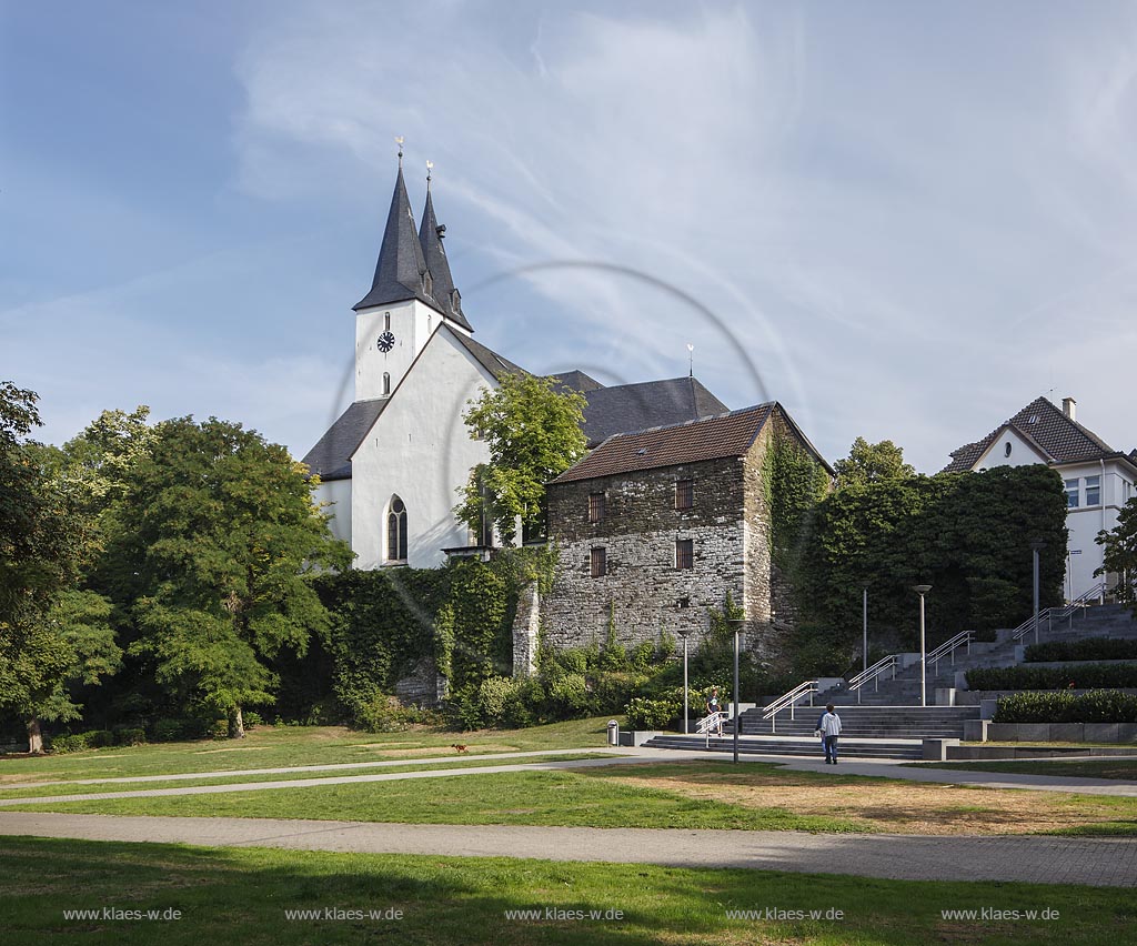 Iserlohn, Blick auf die evangelische Marienkirche, auch Oberste Stadtkirche genannt; Iserlohn, view at evangelic church.