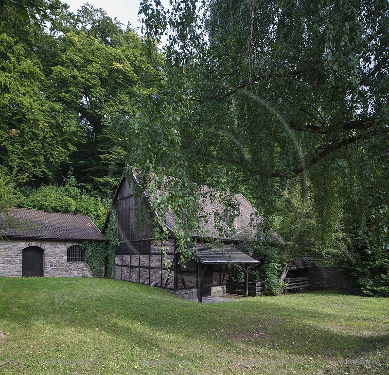 Menden-Oberroedinghausen, "Oberroedinghauser Hammer", technisches Kulturdenkmal; Menden-Oberroedinghausen, "Oberroedinghauser Hammer", technical cultural monument.