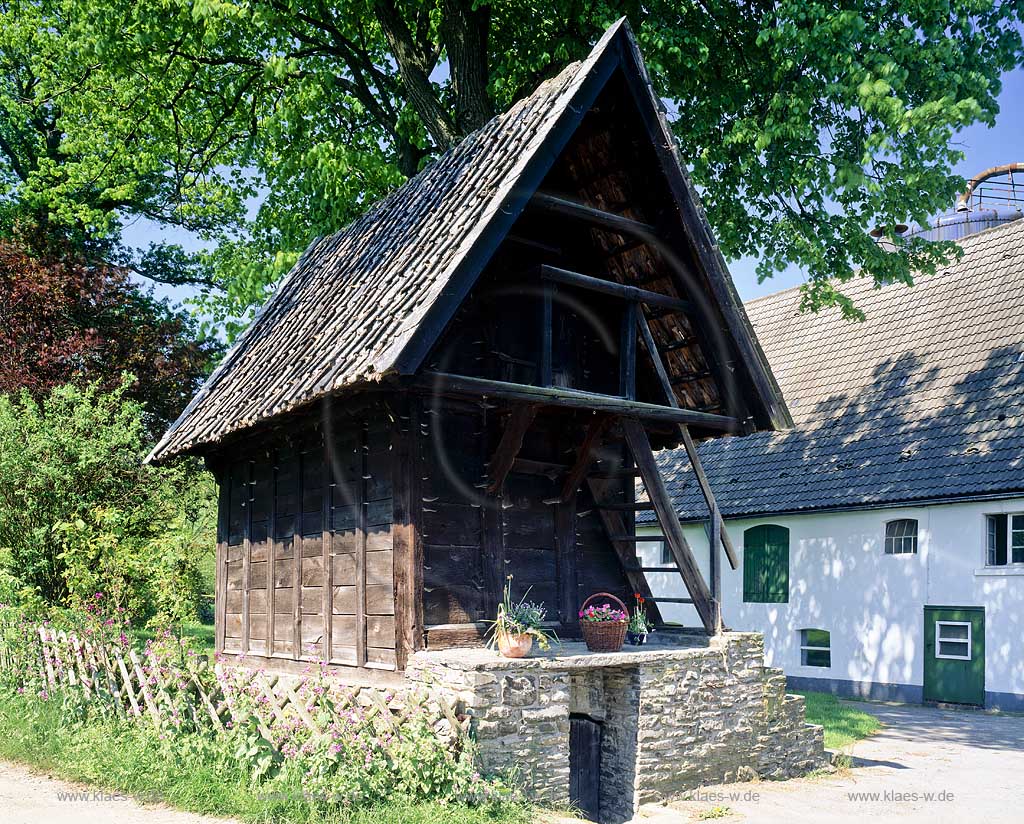 Nachrodt, Wiblingwerde, Mrkischer Kreis, Maerkischer Kreis, Blick auf Haferkasten auf Hof Gennigloh, Sauerland