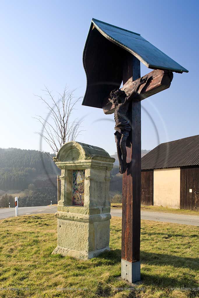 Olsberg, Assinghausen, Sauerland, Wegkreuz 