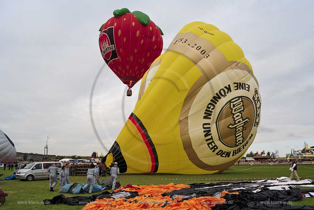 Warstein, Kreis Soest, Warsteiner Internationale Montgolfiade, Warsteiner und Schwartau Ballon, Sauerland