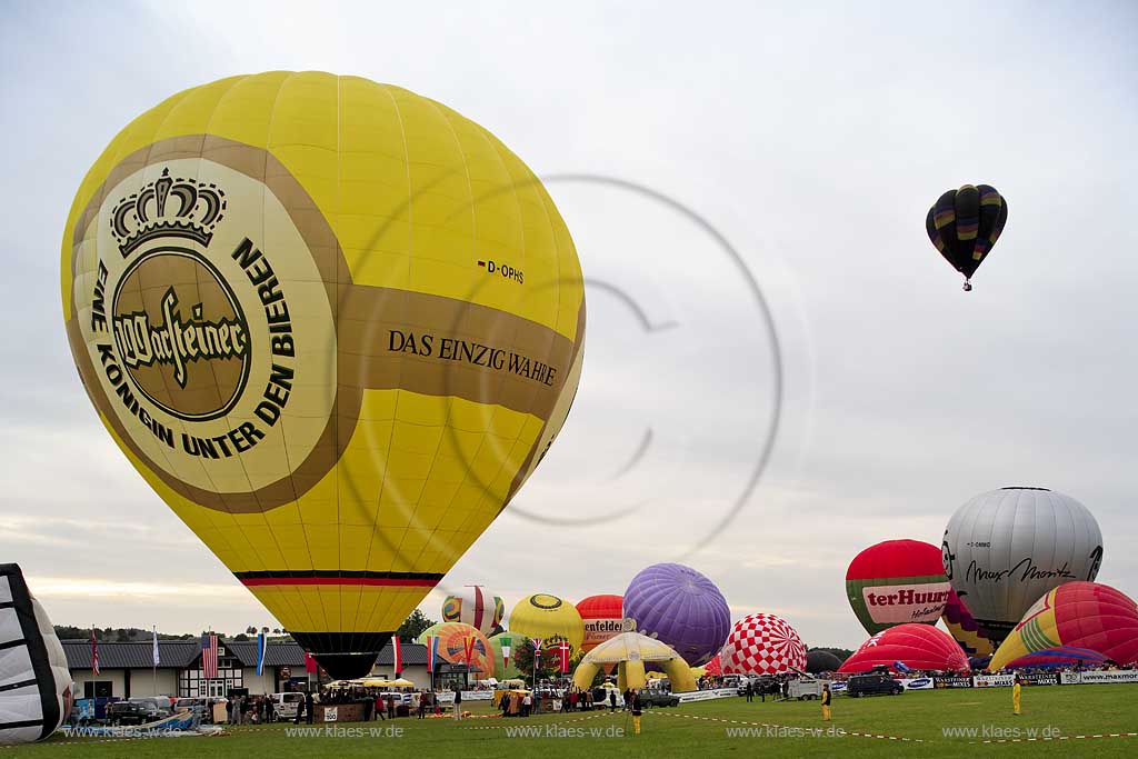 Warstein, Kreis Soest, Warsteiner Internationale Montgolfiade, Warsteiner Ballon, Sauerland
