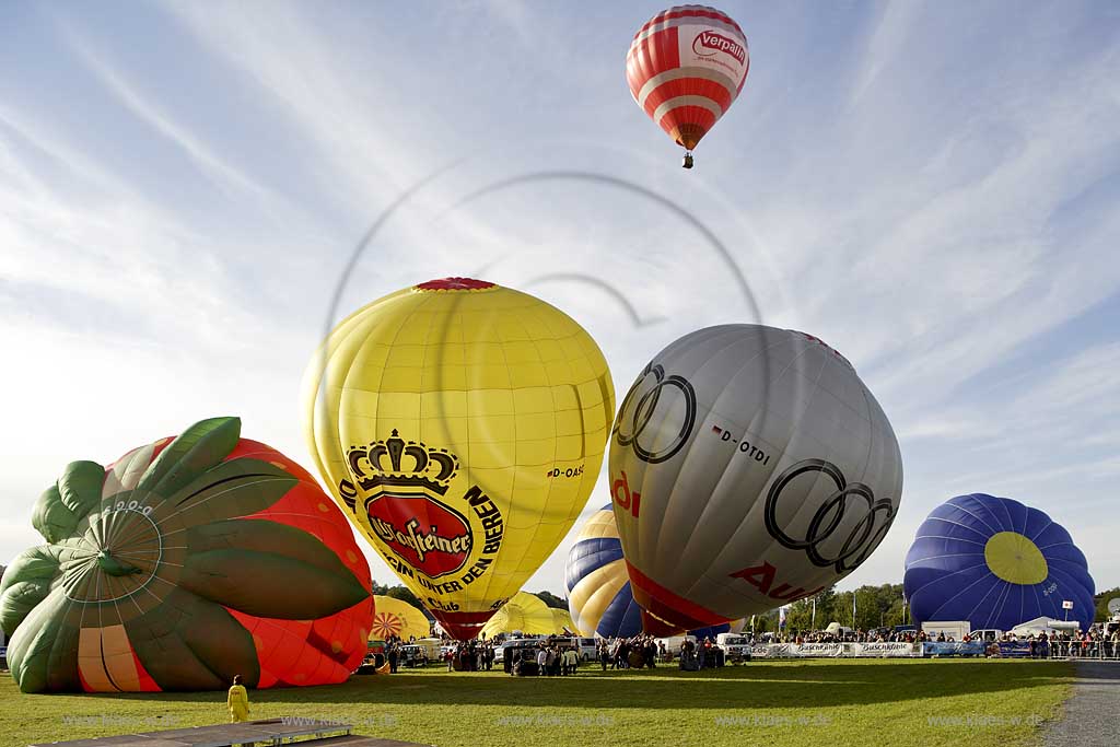 Warstein, Kreis Soest, Warsteiner Internationale Montgolfiade, Warsteiner, Audi Ballon, Sauerland