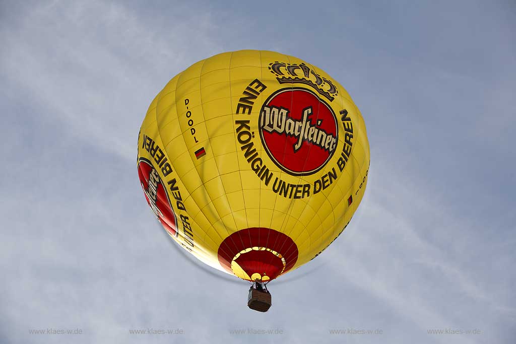 Warstein, Kreis Soest, Warsteiner Internationale Montgolfiade, Warsteiner Ballon, Sauerland