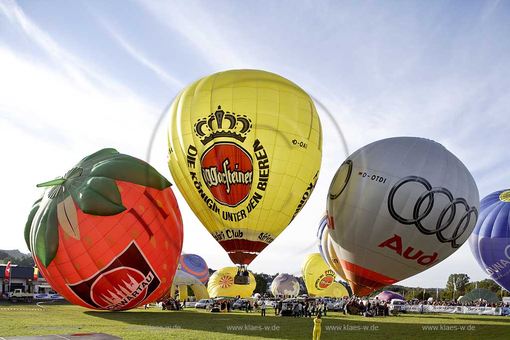 Warstein, Kreis Soest, Warsteiner Internationale Montgolfiade, Schwartau, Warsteiner, Audi Ballon, Sauerland