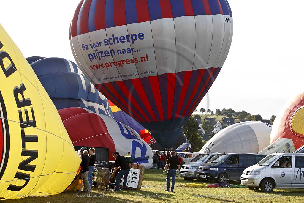 Warstein, Kreis Soest, Warsteiner Internationale Montgolfiade, Progress Ballon, Sauerland