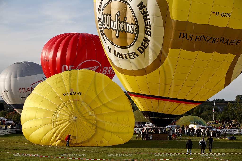 Warstein, Kreis Soest, Warsteiner Internationale Montgolfiade, Warsteiner Ballon, Sauerland