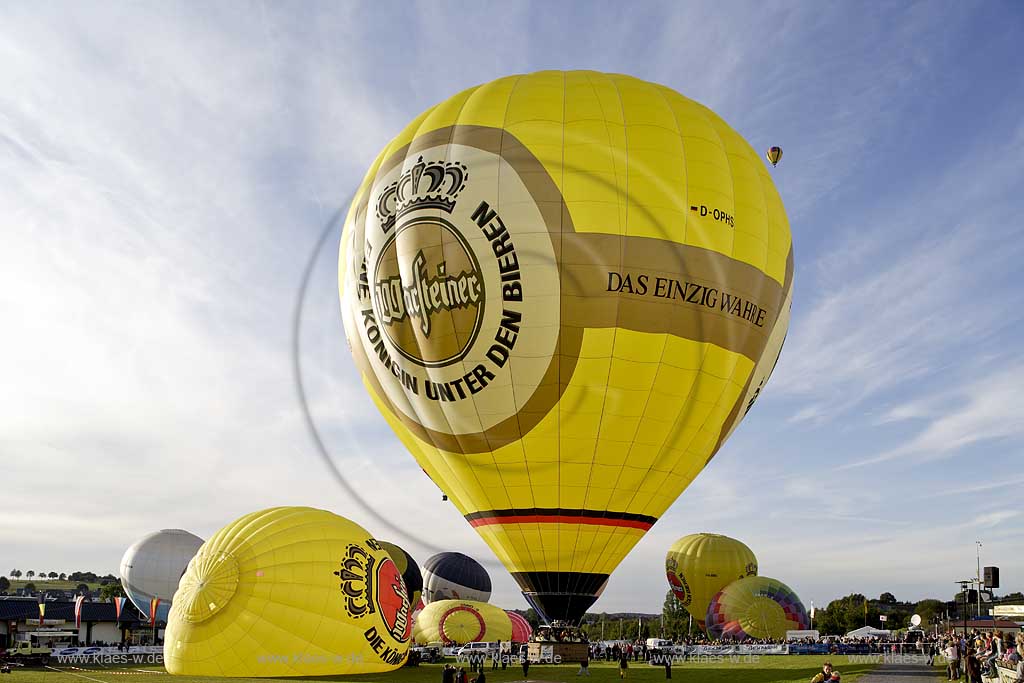 Warstein, Kreis Soest, Warsteiner Internationale Montgolfiade, Warsteiner Ballon, Sauerland