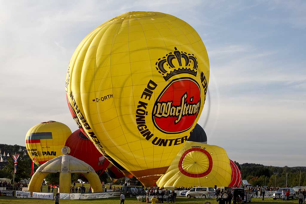 Warstein, Kreis Soest, Warsteiner Internationale Montgolfiade, Warsteiner Ballon, Sauerland