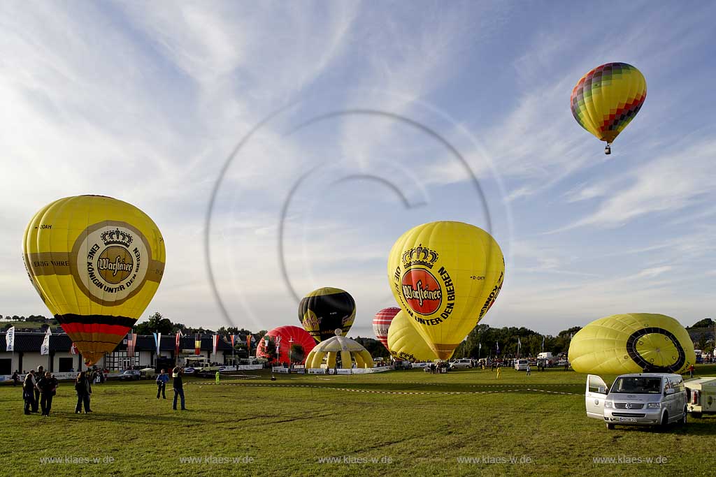 Warstein, Kreis Soest, Warsteiner Internationale Montgolfiade, Warsteiner Ballon, Sauerland