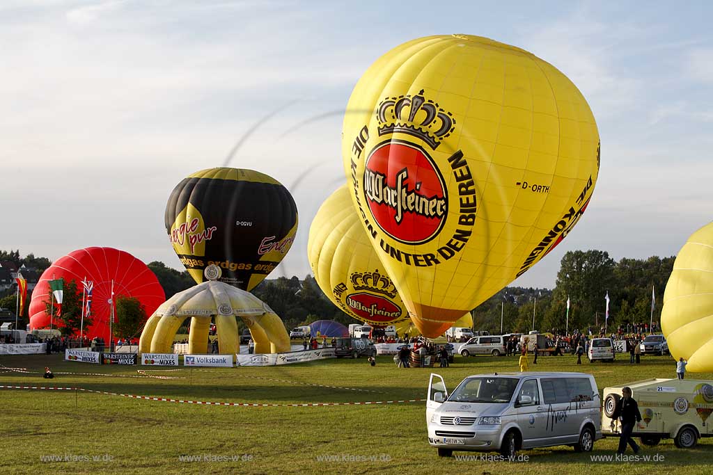 Warstein, Kreis Soest, Warsteiner Internationale Montgolfiade, Warsteiner Ballon, Sauerland