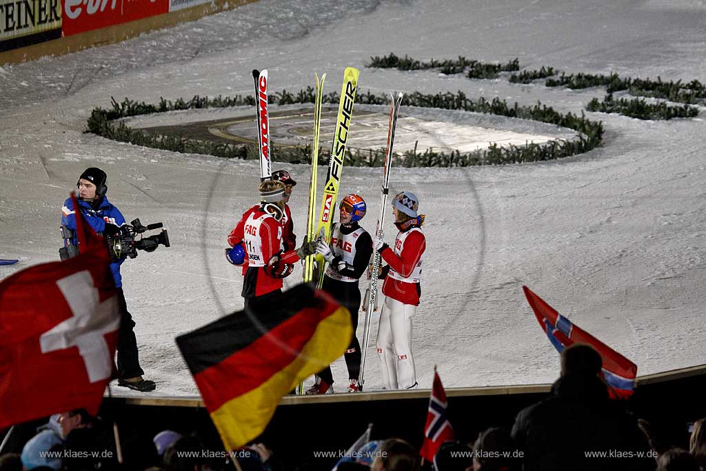 Willingen, Upland, Sauerland, Mhlenkopfschanze, Muehlenkopfschanze,  FIS Weltcup im Teamspringen, Team Norwegen, Team Norway 