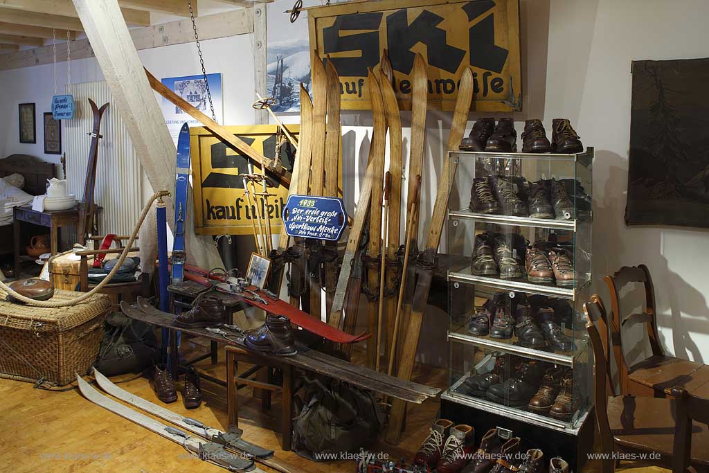 Das Westdeutsche Wintersport-Museum im Winterberger Stadtteil Neuastenberg zeigt auf einer Flche von etwa 240 m die Geschichte des Wintersports im Sauerland.