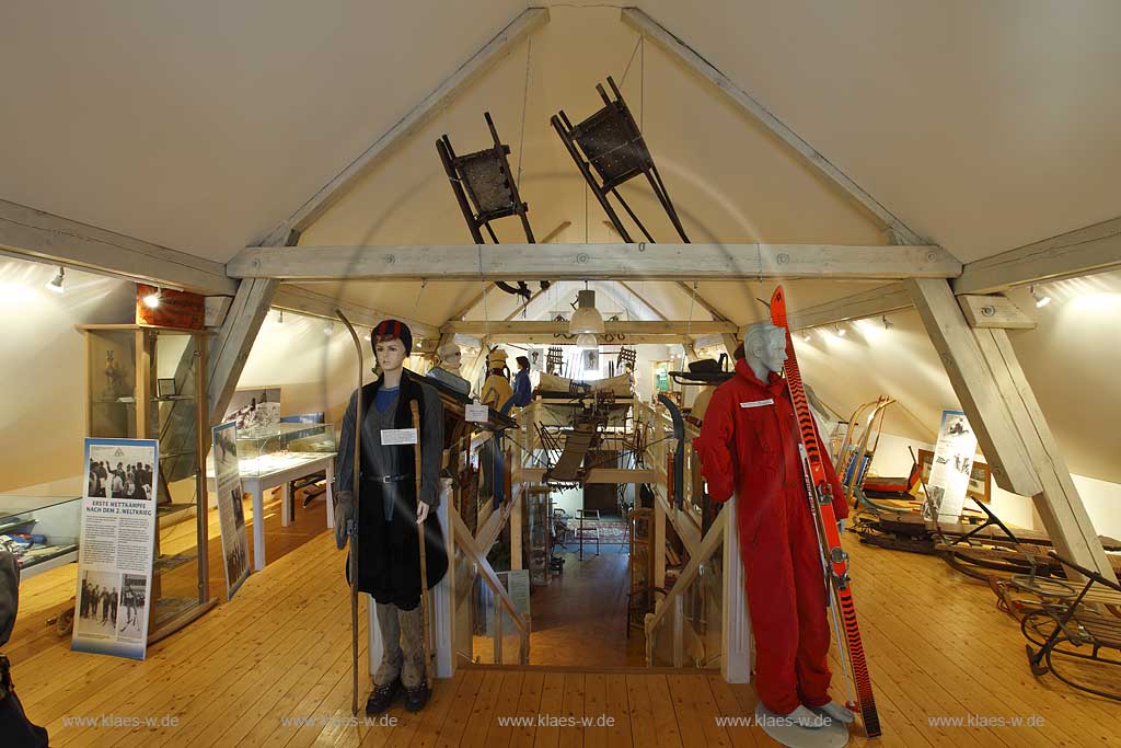 Das Westdeutsche Wintersport-Museum im Winterberger Stadtteil Neuastenberg zeigt auf einer Flche von etwa 240 m die Geschichte des Wintersports im Sauerland.