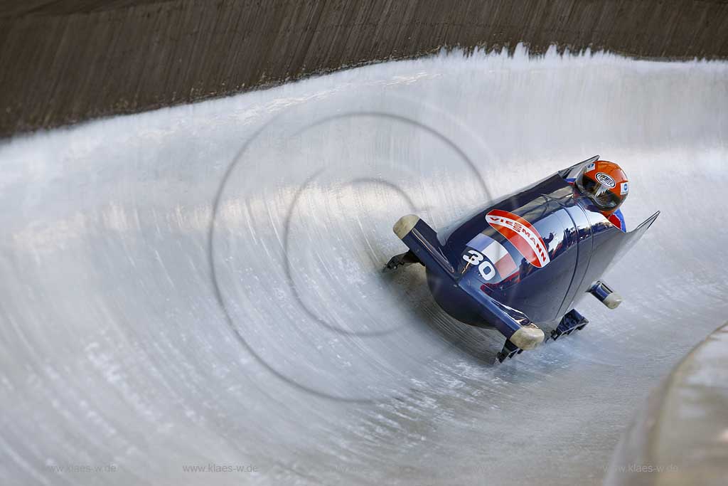 Winterberg, Viessmann FIBT World Cup Bob, Bobbahn, Zweierbob, Eiskanal,