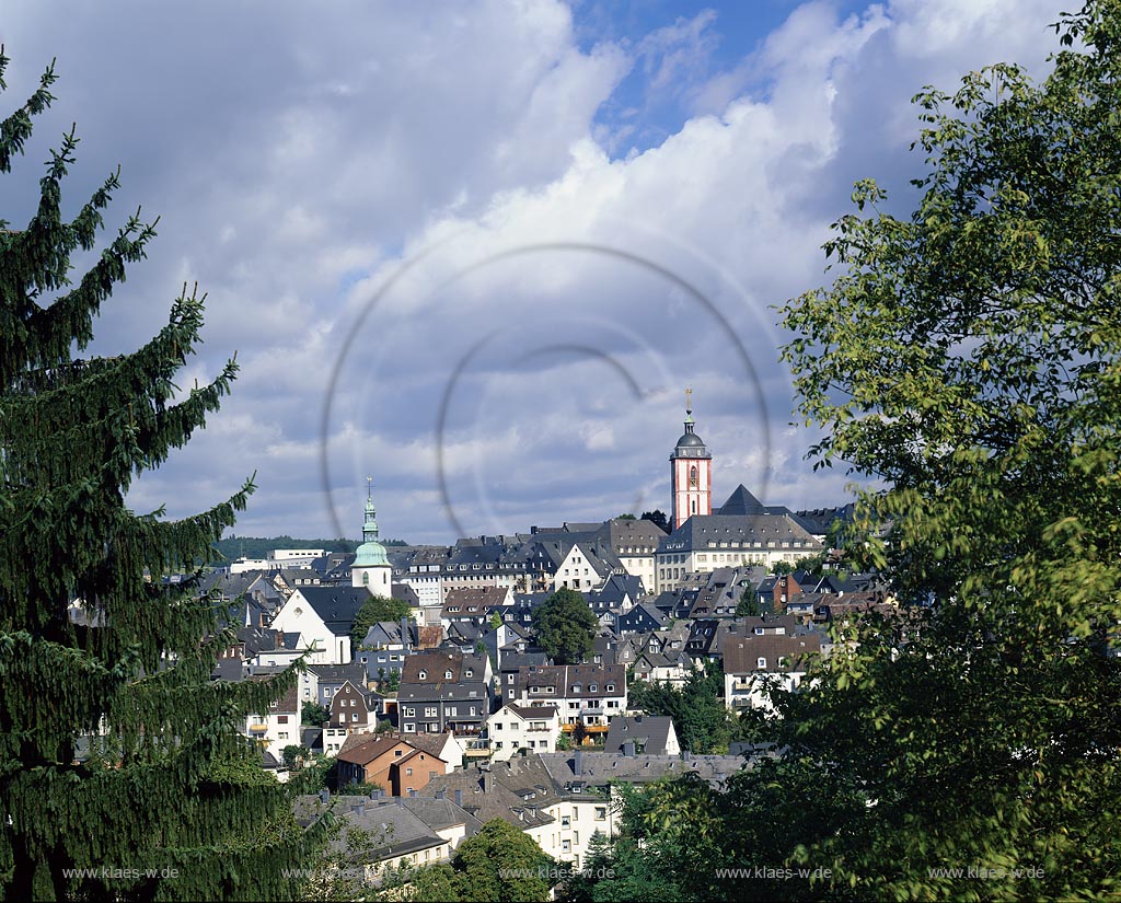 Siegen, Kreis Siegen-Wittgenstein, Siegerland, Blick auf die Stadt