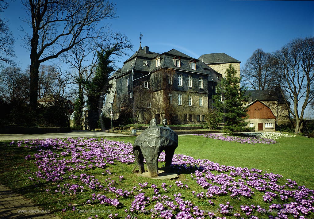 Siegen, Kreis Siegen-Wittgenstein, Siegerland, Blick auf Oberes Schloss,