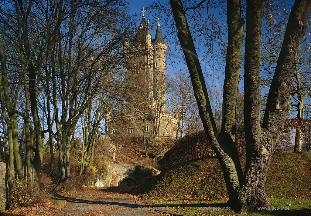 Dillenburg, Blick zum Wilhelmsturm, Lahn-Dill-Kreis, Hessen, Westerwald